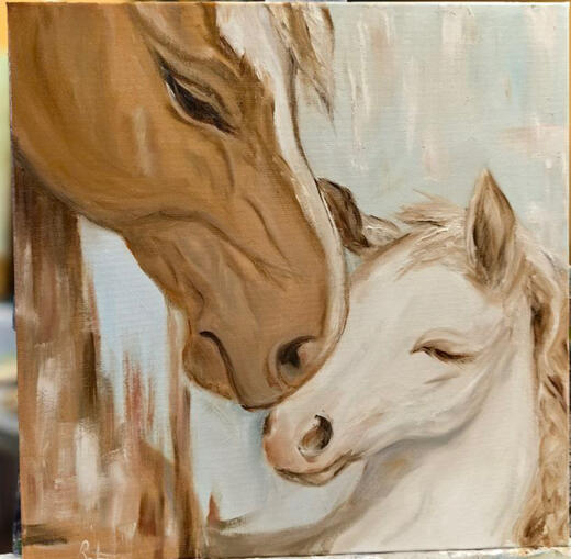 oil on canvas / 2024 / 30*30 sm
